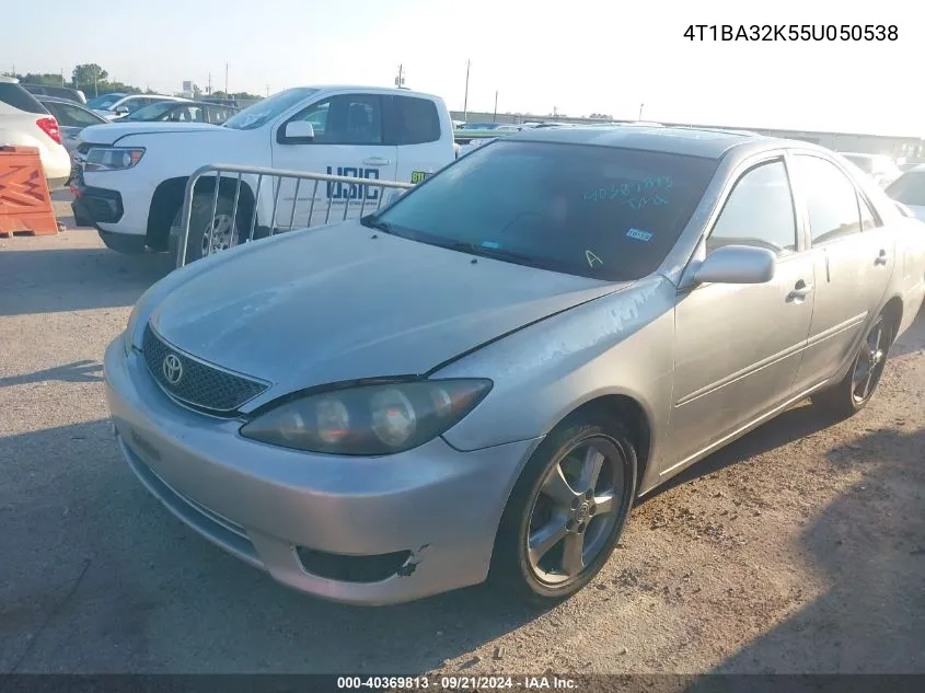 2005 Toyota Camry Se V6 VIN: 4T1BA32K55U050538 Lot: 40369813