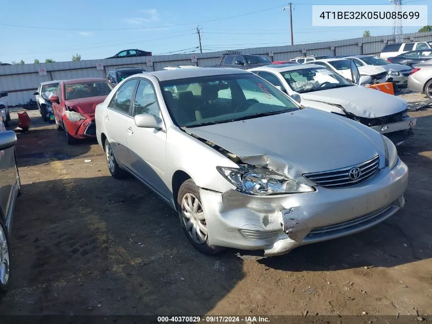 2005 Toyota Camry Le VIN: 4T1BE32K05U085699 Lot: 40370829