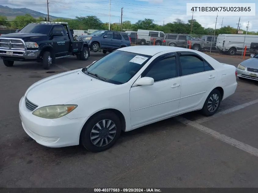 2005 Toyota Camry Le VIN: 4T1BE30K75U023865 Lot: 40377583