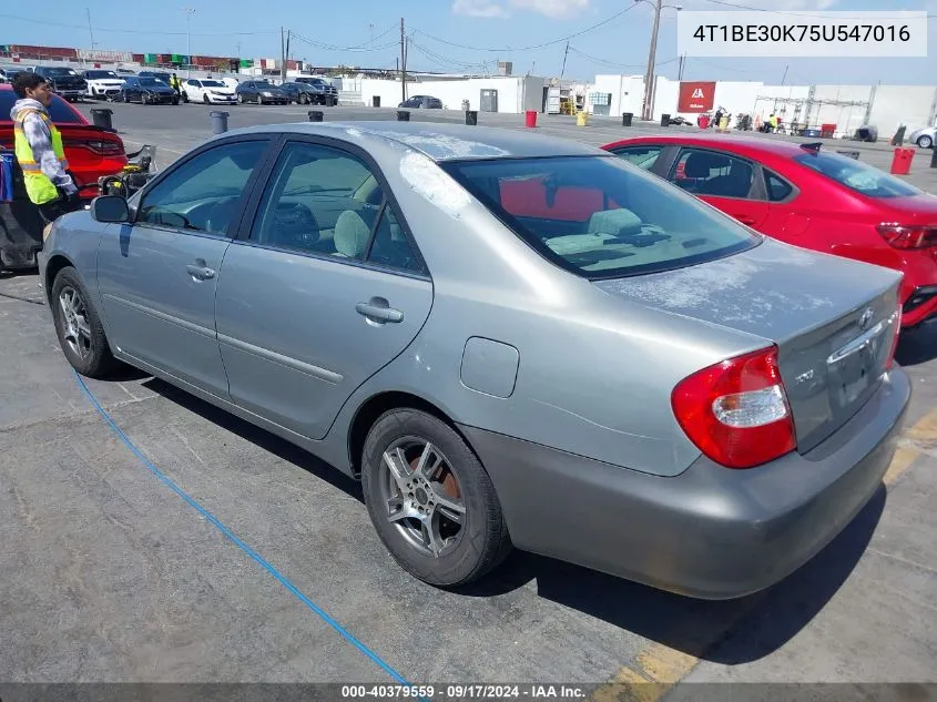 4T1BE30K75U547016 2005 Toyota Camry Le