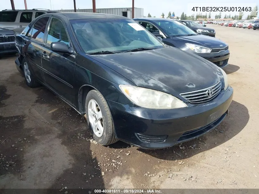 2005 Toyota Camry Le/Xle/Se VIN: 4T1BE32K25U012463 Lot: 40381611