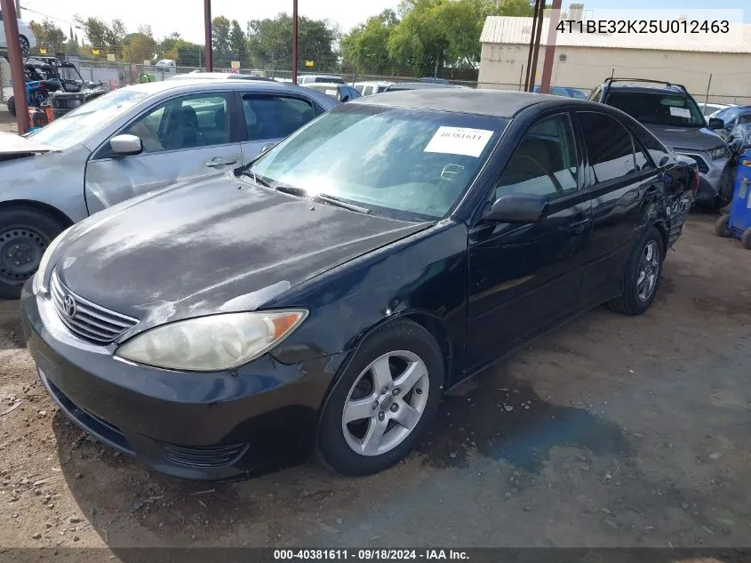 2005 Toyota Camry Le/Xle/Se VIN: 4T1BE32K25U012463 Lot: 40381611