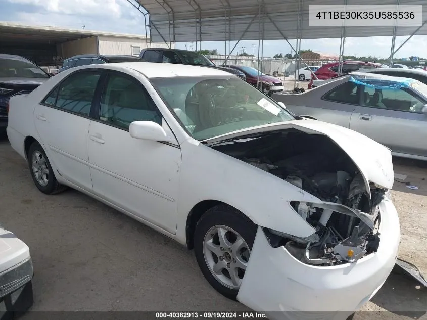 2005 Toyota Camry Le VIN: 4T1BE30K35U585536 Lot: 40382913