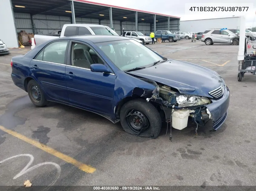 2005 Toyota Camry Le VIN: 4T1BE32K75U387877 Lot: 40383650