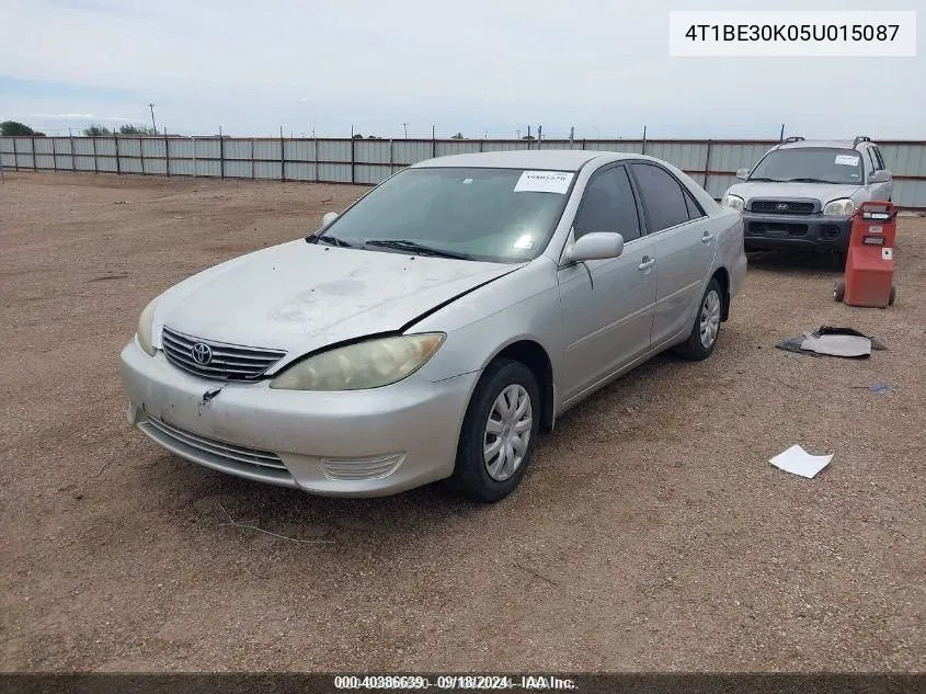 2005 Toyota Camry Le VIN: 4T1BE30K05U015087 Lot: 40386639