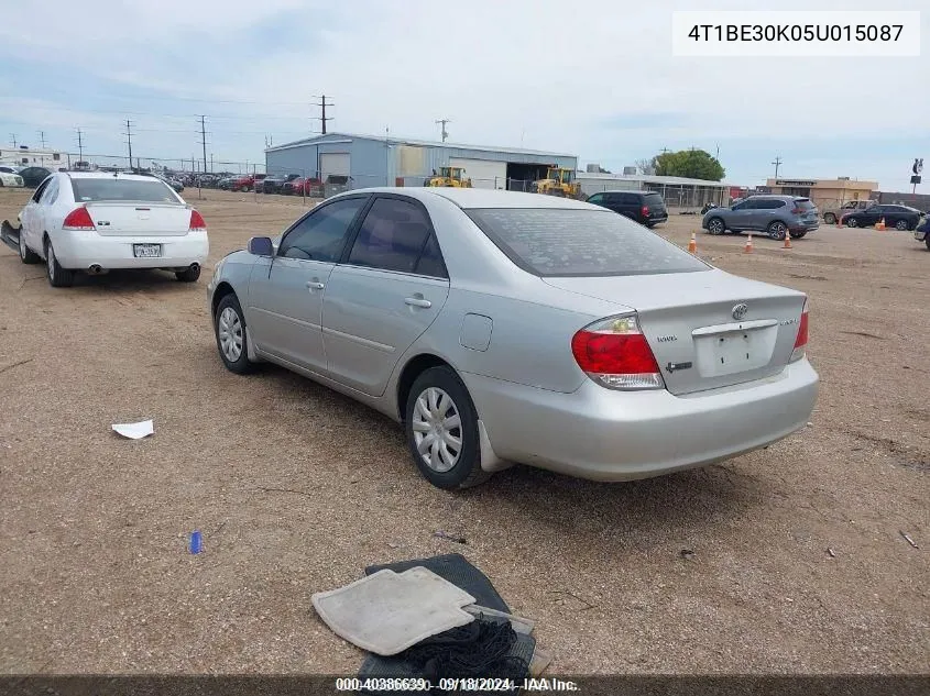 2005 Toyota Camry Le VIN: 4T1BE30K05U015087 Lot: 40386639