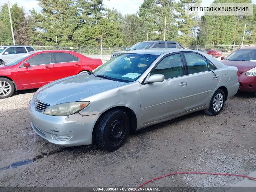 2005 Toyota Camry Le VIN: 4T1BE30KX5U555448 Lot: 40389041