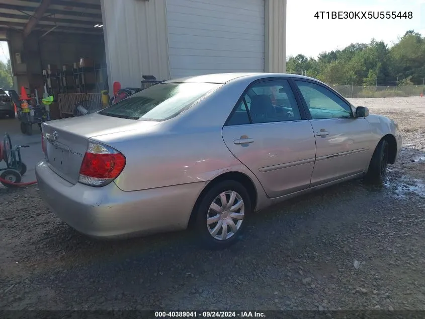 2005 Toyota Camry Le VIN: 4T1BE30KX5U555448 Lot: 40389041