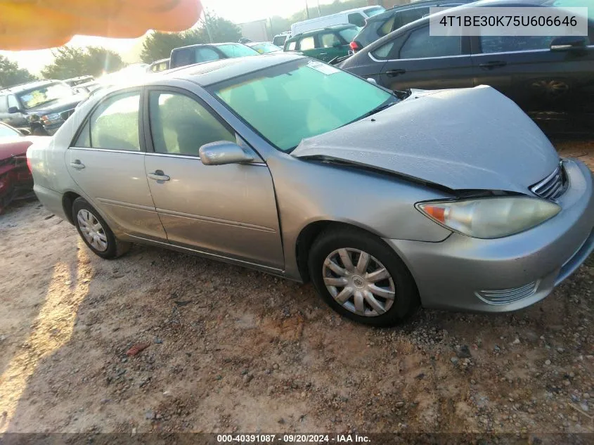 2005 Toyota Camry Le VIN: 4T1BE30K75U606646 Lot: 40391087