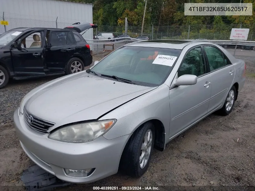 2005 Toyota Camry Xle V6 VIN: 4T1BF32K85U620517 Lot: 40399251