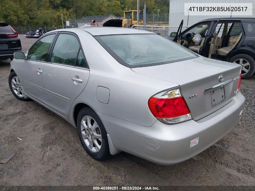 2005 Toyota Camry Xle V6 VIN: 4T1BF32K85U620517 Lot: 40399251