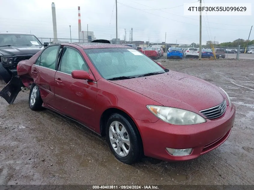 2005 Toyota Camry Xle V6 VIN: 4T1BF30K55U099629 Lot: 40403811