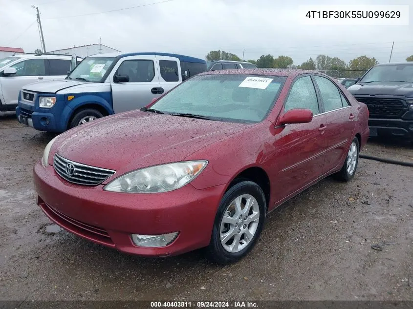 2005 Toyota Camry Xle V6 VIN: 4T1BF30K55U099629 Lot: 40403811