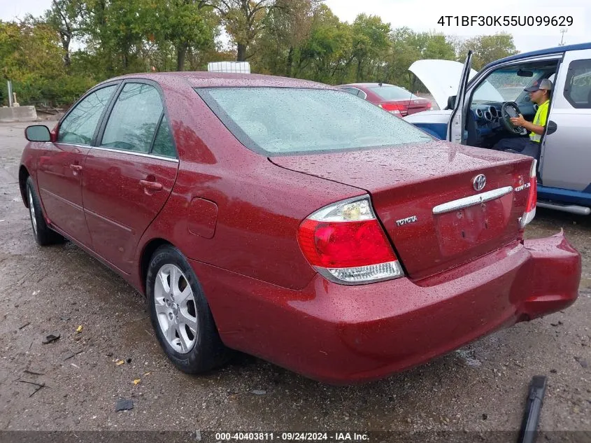 4T1BF30K55U099629 2005 Toyota Camry Xle V6