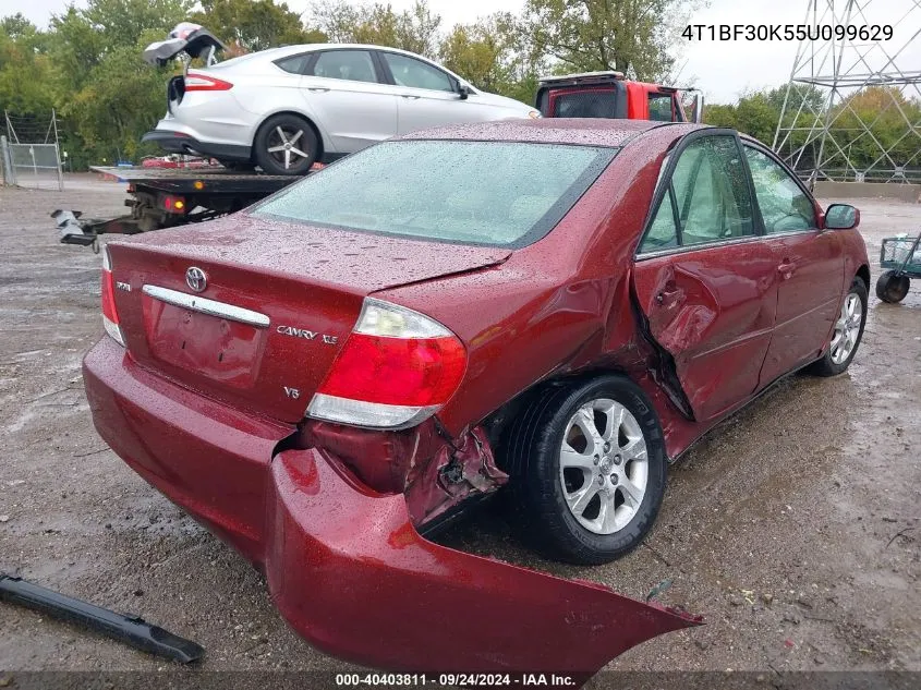 2005 Toyota Camry Xle V6 VIN: 4T1BF30K55U099629 Lot: 40403811