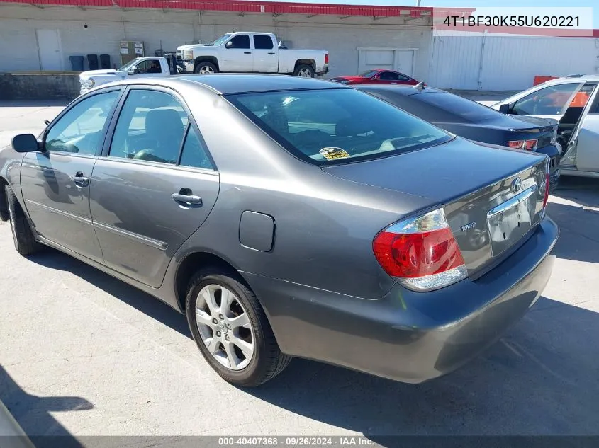 2005 Toyota Camry Xle V6 VIN: 4T1BF30K55U620221 Lot: 40407368