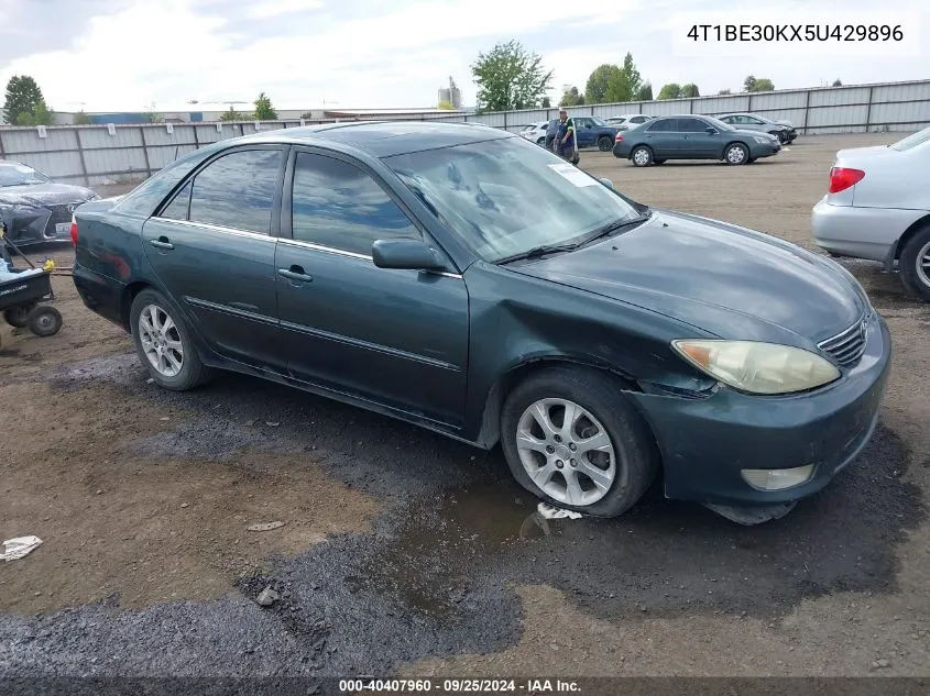 2005 Toyota Camry Xle VIN: 4T1BE30KX5U429896 Lot: 40407960