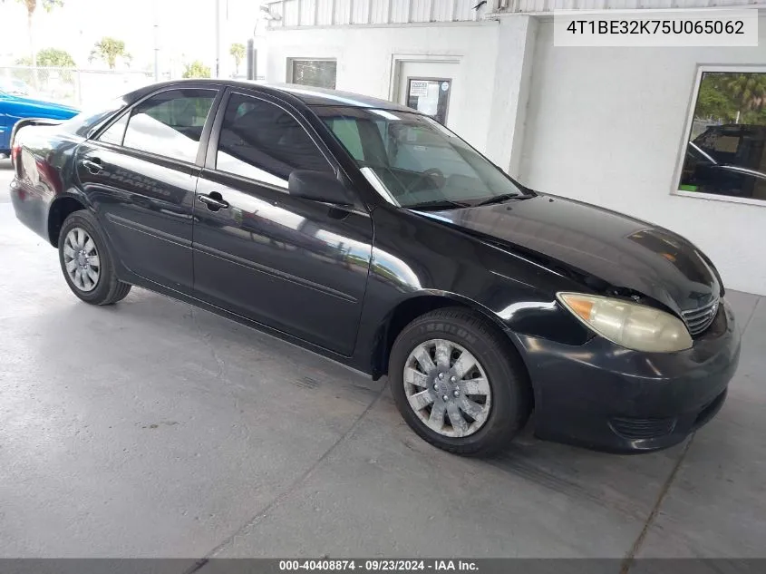 2005 Toyota Camry Std VIN: 4T1BE32K75U065062 Lot: 40408874