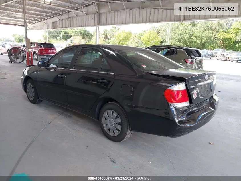 2005 Toyota Camry Std VIN: 4T1BE32K75U065062 Lot: 40408874