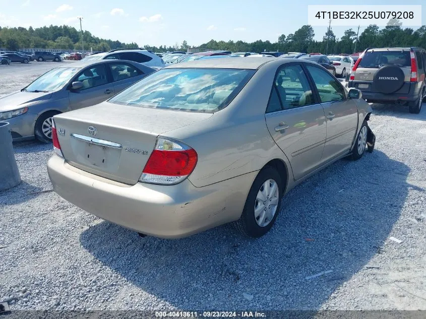 2005 Toyota Camry Le VIN: 4T1BE32K25U079208 Lot: 40413611