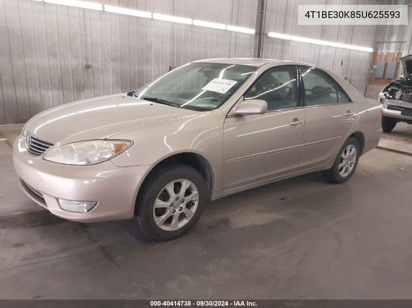 2005 Toyota Camry Le/Xle/Se VIN: 4T1BE30K85U625593 Lot: 40414738