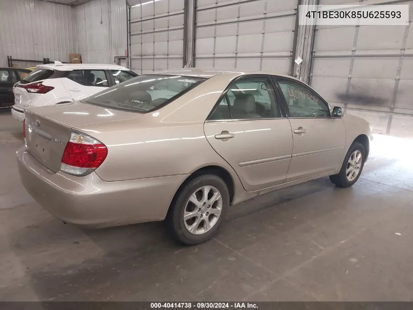 2005 Toyota Camry Le/Xle/Se VIN: 4T1BE30K85U625593 Lot: 40414738