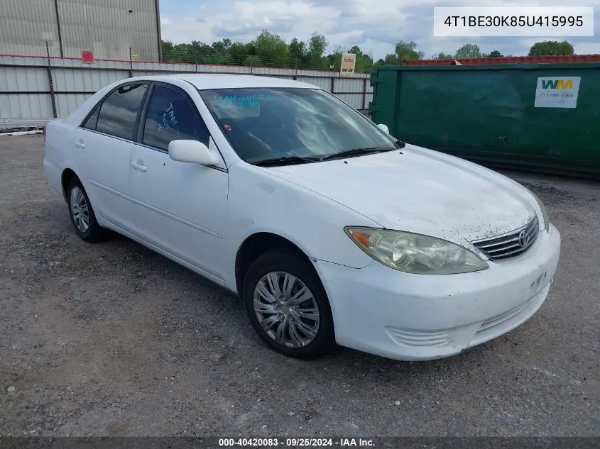 2005 Toyota Camry Le VIN: 4T1BE30K85U415995 Lot: 40420083