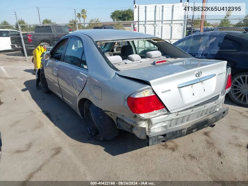 4T1BE32K65U412395 2005 Toyota Camry Le