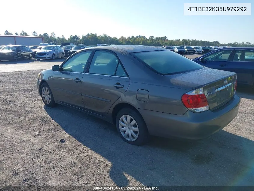 2005 Toyota Camry Std VIN: 4T1BE32K35U979292 Lot: 40424104