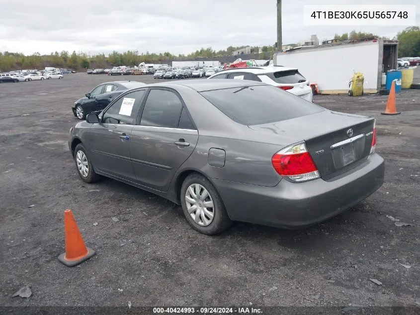 4T1BE30K65U565748 2005 Toyota Camry Le