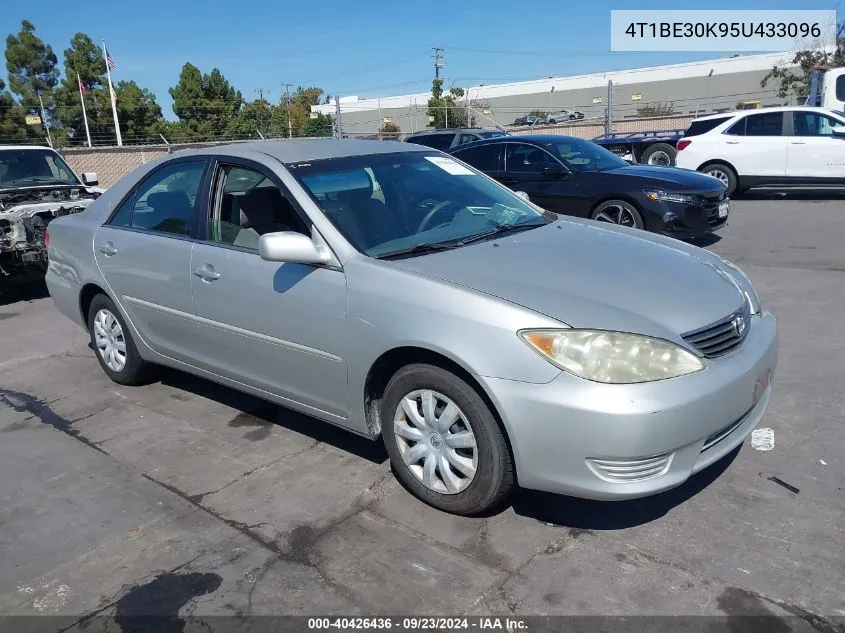 2005 Toyota Camry Le VIN: 4T1BE30K95U433096 Lot: 40426436