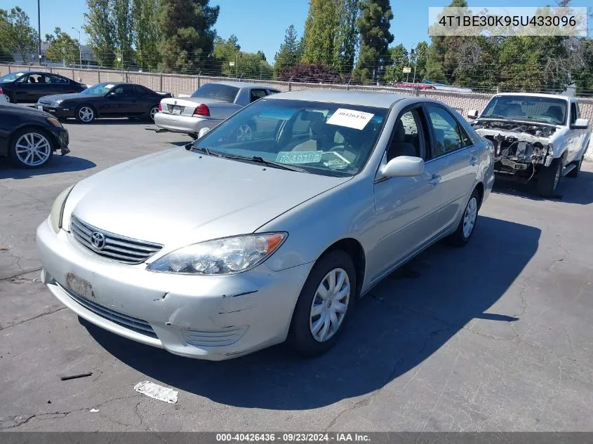 4T1BE30K95U433096 2005 Toyota Camry Le