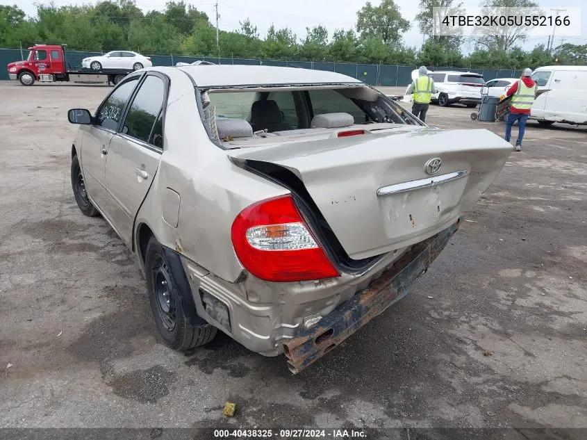 4TBE32K05U552166 2005 Toyota Camry Le