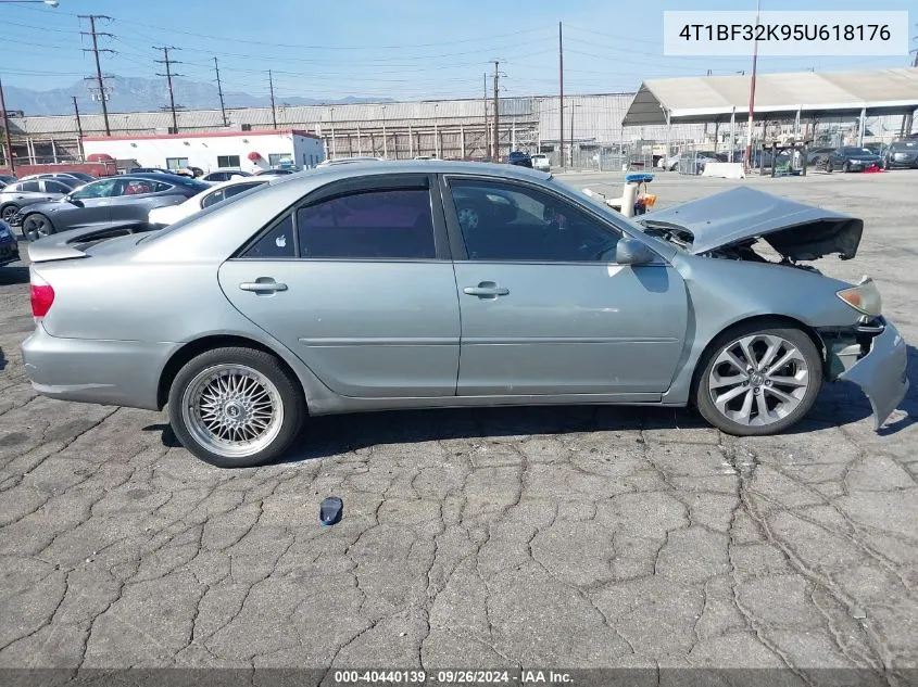 2005 Toyota Camry Le V6 VIN: 4T1BF32K95U618176 Lot: 40440139