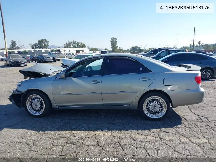 2005 Toyota Camry Le V6 VIN: 4T1BF32K95U618176 Lot: 40440139