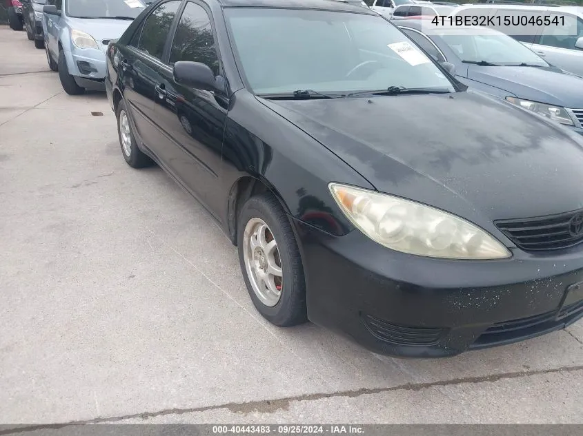 2005 Toyota Camry Le VIN: 4T1BE32K15U046541 Lot: 40443483