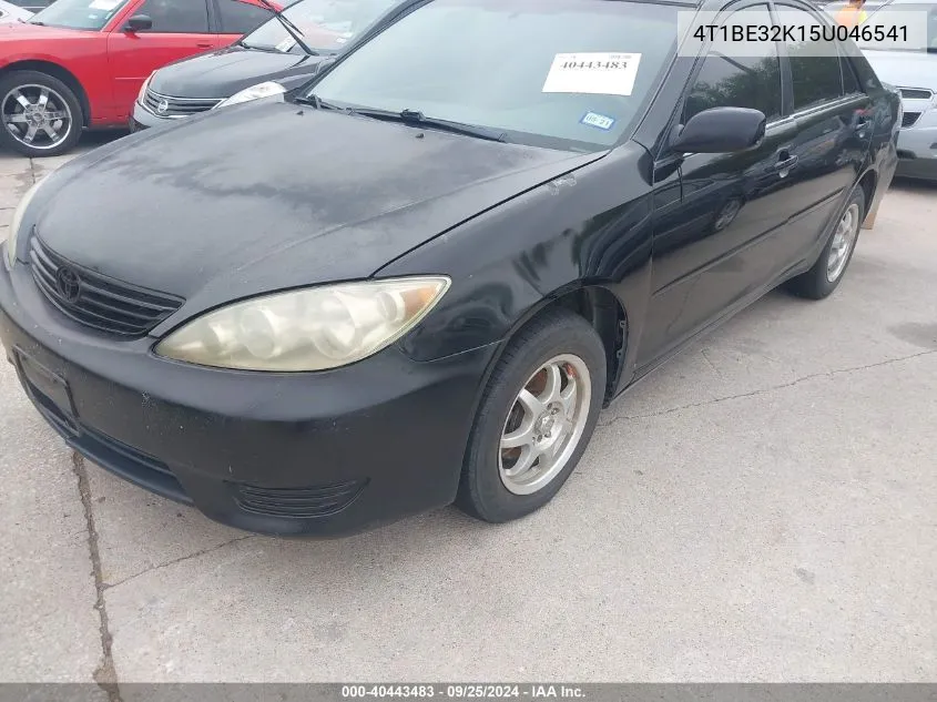 2005 Toyota Camry Le VIN: 4T1BE32K15U046541 Lot: 40443483