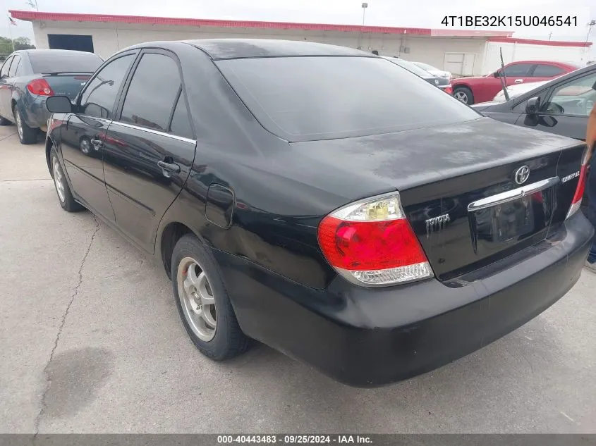 2005 Toyota Camry Le VIN: 4T1BE32K15U046541 Lot: 40443483