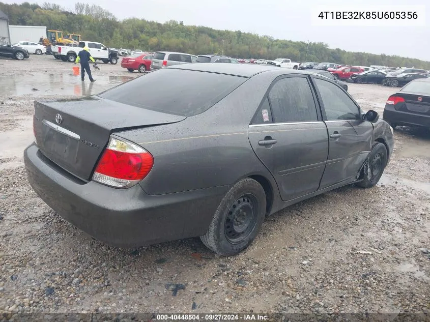 4T1BE32K85U605356 2005 Toyota Camry Le