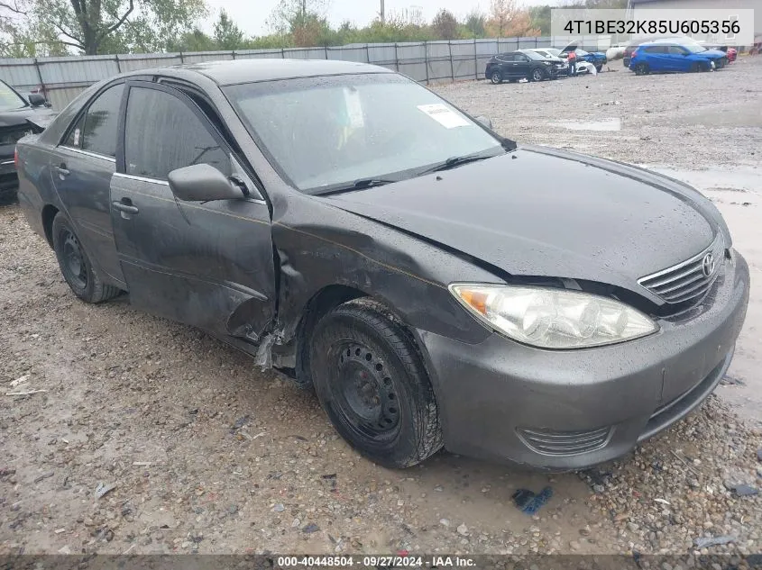 4T1BE32K85U605356 2005 Toyota Camry Le