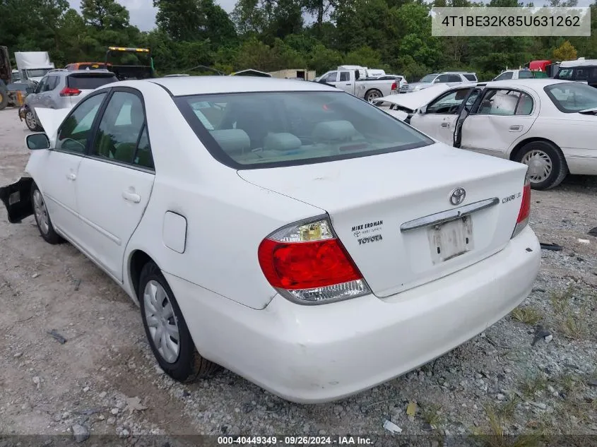 4T1BE32K85U631262 2005 Toyota Camry Le