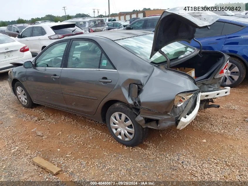 2005 Toyota Camry Le VIN: 4T1BE30K05U609842 Lot: 40450873