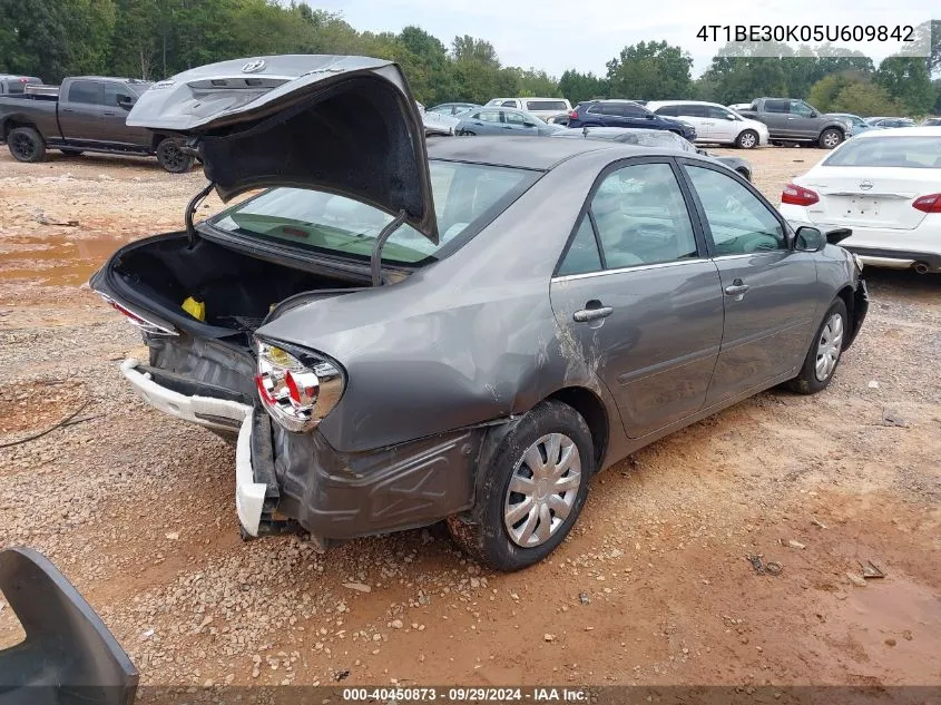 2005 Toyota Camry Le VIN: 4T1BE30K05U609842 Lot: 40450873