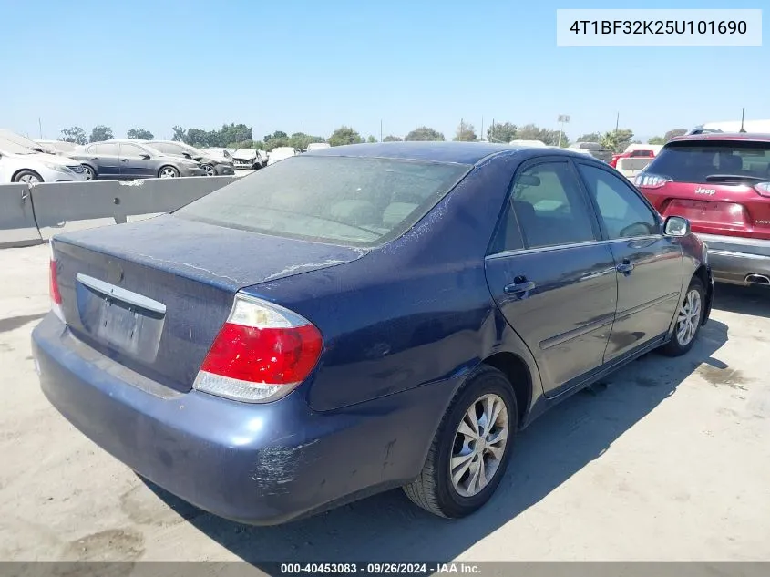 2005 Toyota Camry Le V6 VIN: 4T1BF32K25U101690 Lot: 40453083