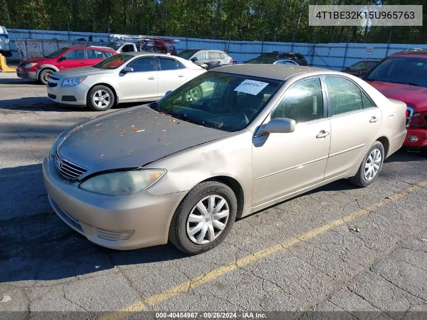 2005 Toyota Camry Le VIN: 4T1BE32K15U965763 Lot: 40454967