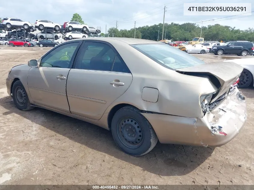 2005 Toyota Camry Le VIN: 4T1BE32K95U036291 Lot: 40455452