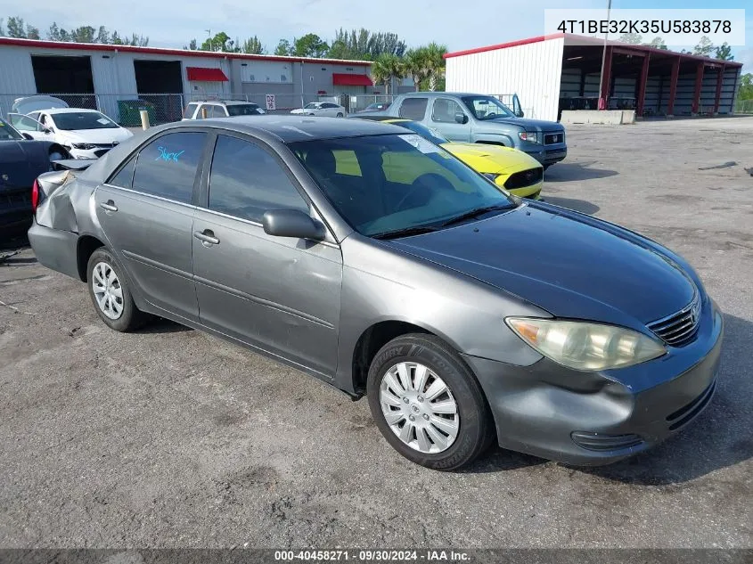 2005 Toyota Camry Le/Xle/Se VIN: 4T1BE32K35U583878 Lot: 40458271