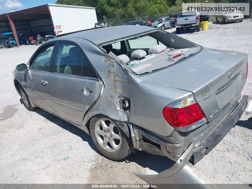 2005 Toyota Camry Le VIN: 4T1BE32K95U392143 Lot: 40460938