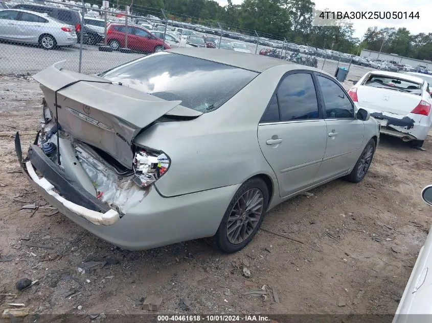 2005 Toyota Camry Se V6 VIN: 4T1BA30K25U050144 Lot: 40461618