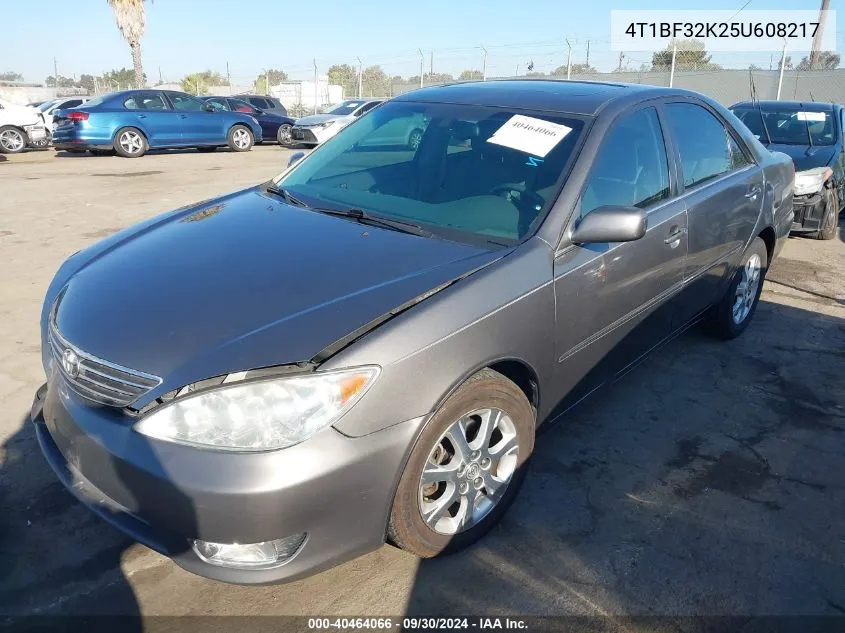 2005 Toyota Camry Xle V6 VIN: 4T1BF32K25U608217 Lot: 40464066